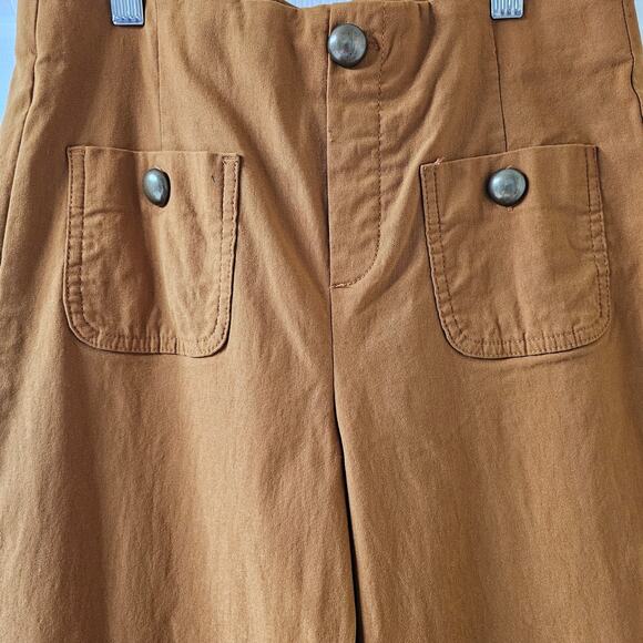 Jules & Leopold S/P Wide Leg Crop Pant 70's Inspo Retro Fall Minimalist Chic - Picture 8 of 8